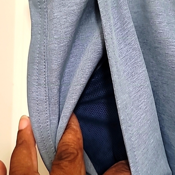 HURLEY MEN'S REGULAR FIT HYBRID BLUE WATER REPELLENT WAISTBAN WALK SHORT SIZE 40 - Picture 8 of 9